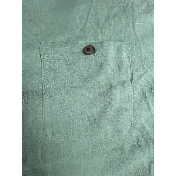 Tropical Hawaiian Men's Shirt Joe Marlin Solid Comfort Fit Design Material XLT - Picture 2 of 6